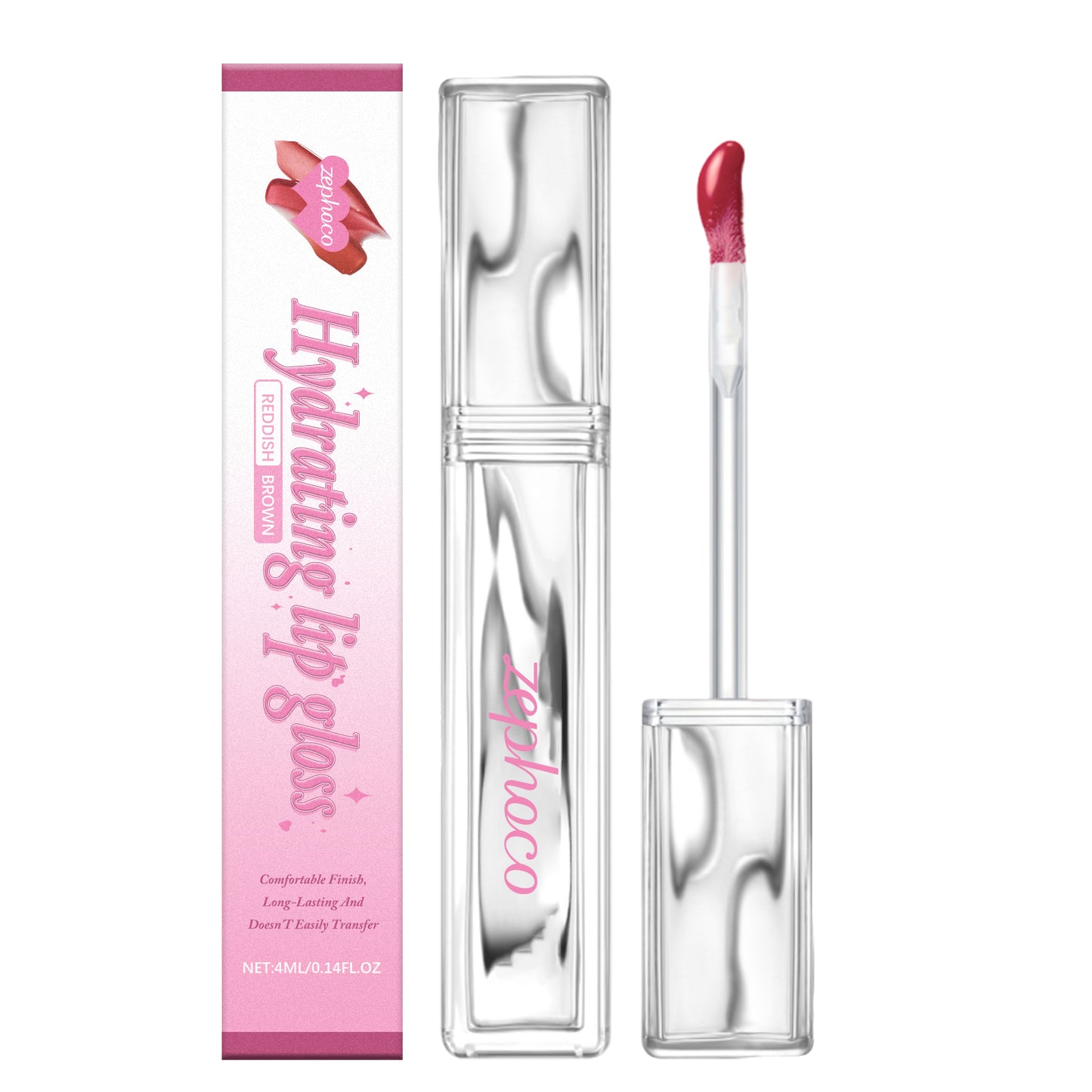 Long-Lasting Hydrating Lip Gloss - Black Tea - Image 1