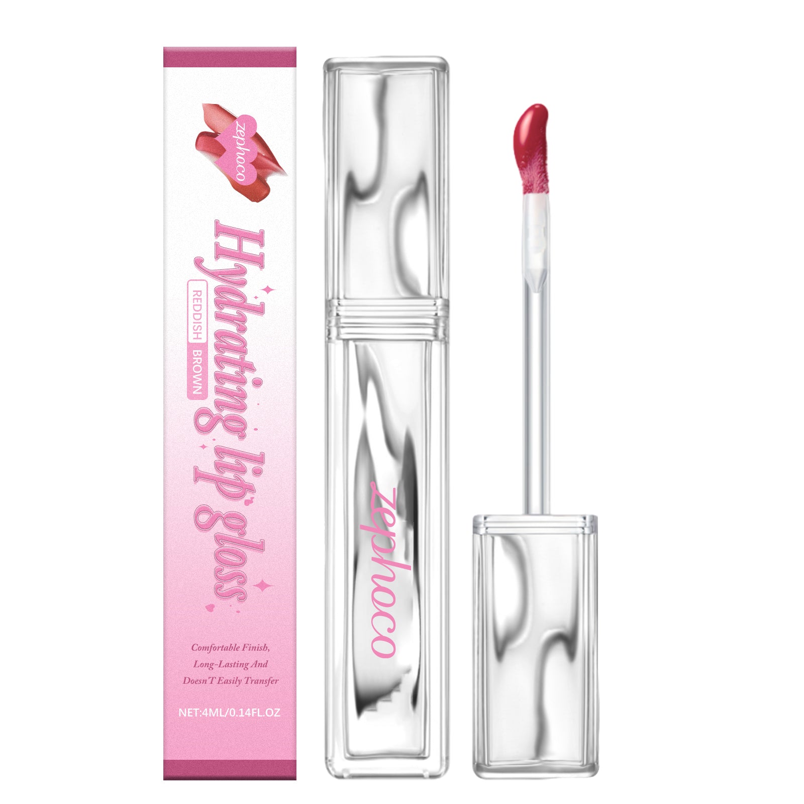 Long-Lasting Hydrating Lip Gloss - Black Tea - Image 1