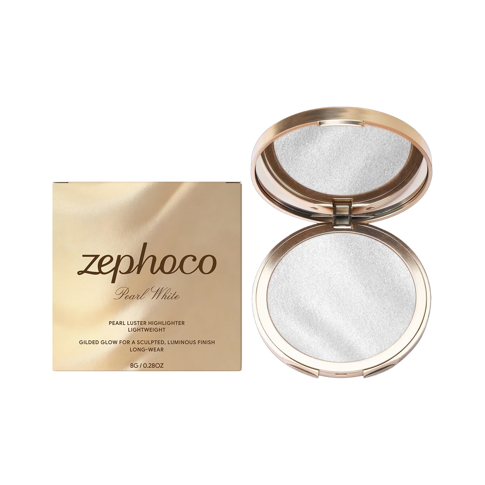 Gilded Highlighter Palette - Moonlight White - Image 3